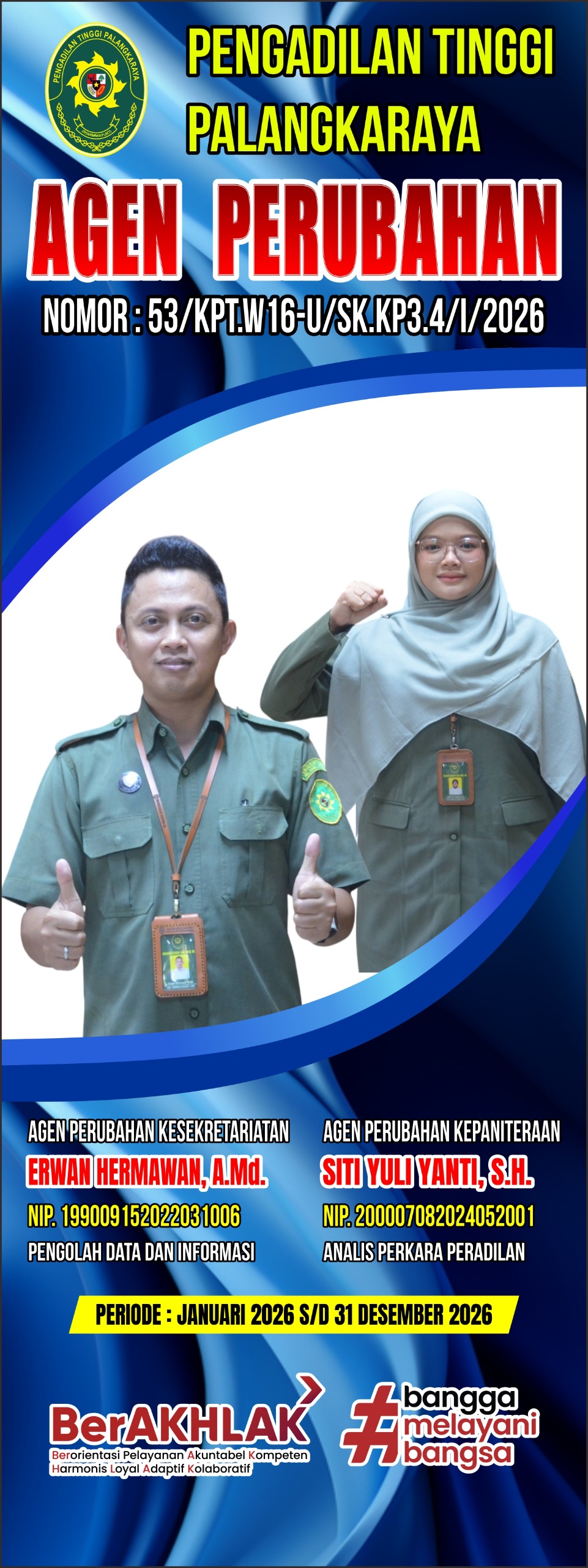 agen perubahan mikhael erwan